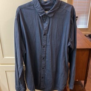 Navy Blue RVCA Flannel